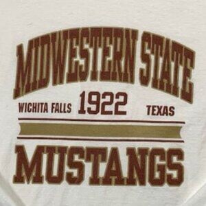 Midwestern State Mustangs Long Sleeve Tee S